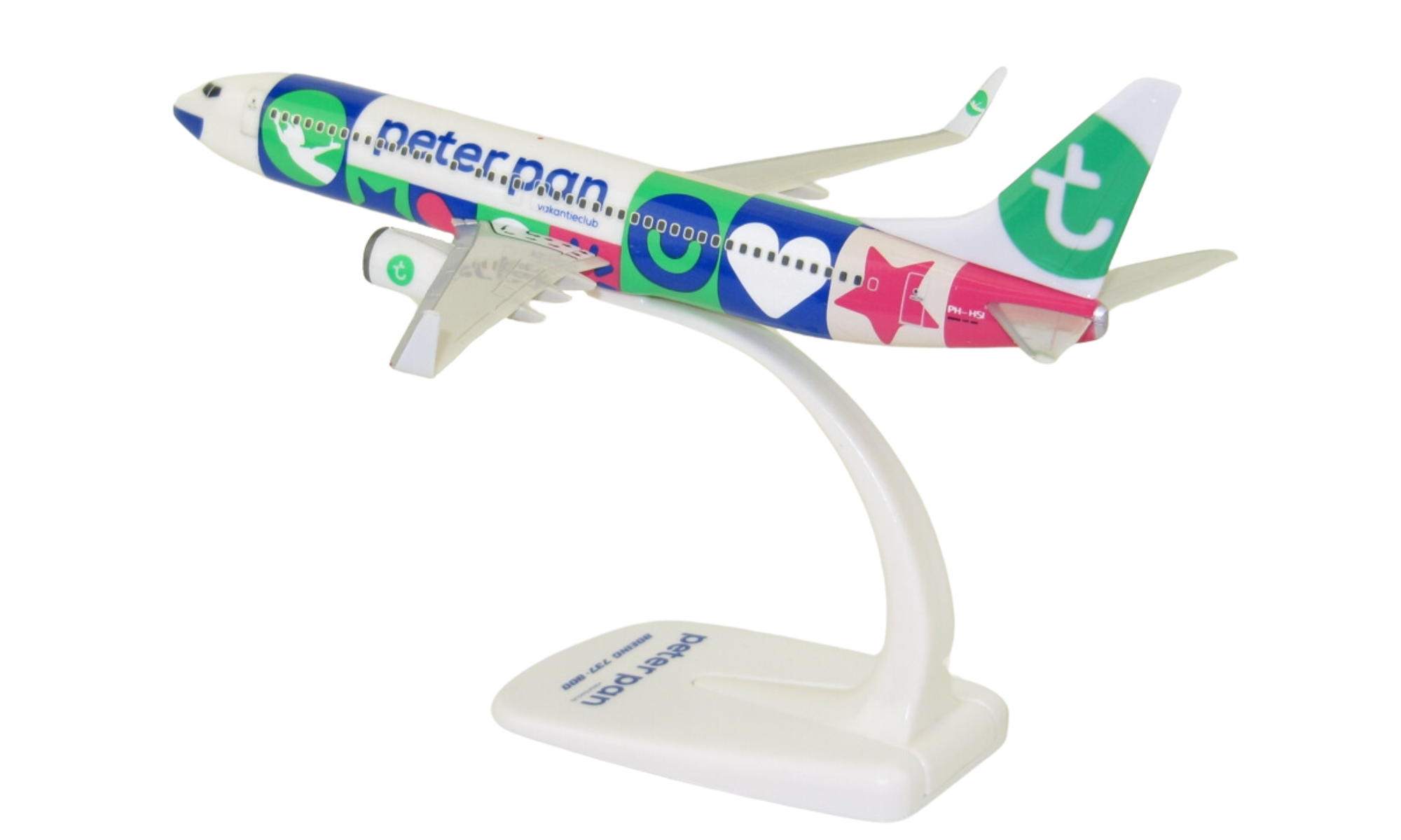 Maqueta Boeing B737-800 Transavia "Peter Pan" PH-HSI 